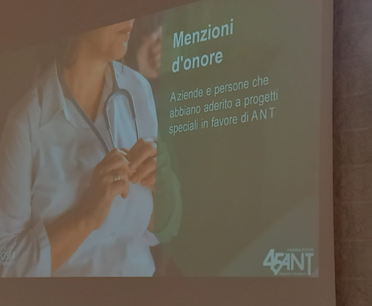 Un importante riconoscimento da Fondazione ANT